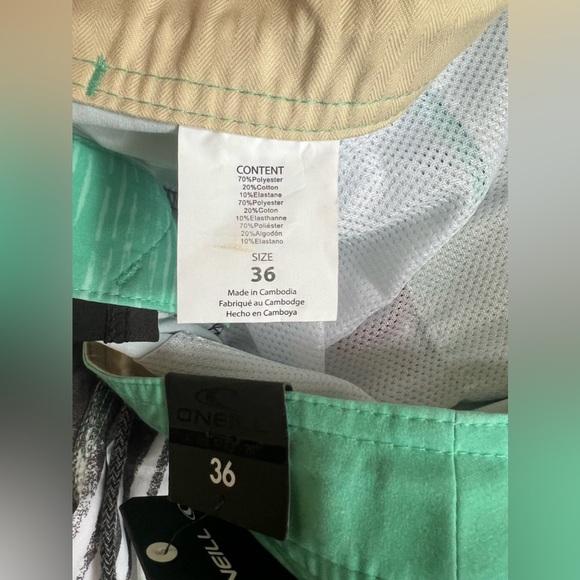 O'Neill Men's Breaker Cruzer Stretch Boardshort, Tropical Print, Size 36 - Picture 4 of 13